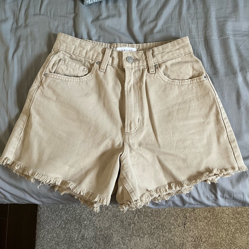 Dynamite High Waisted Mom Shorts